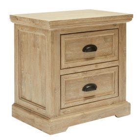 Maine Bedside Table - 2 Drawer 