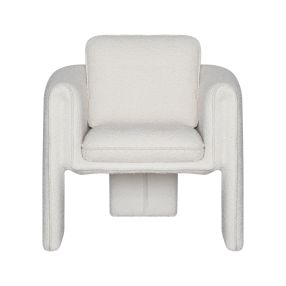 Floria Boucle Ivory Armchair color Ivory