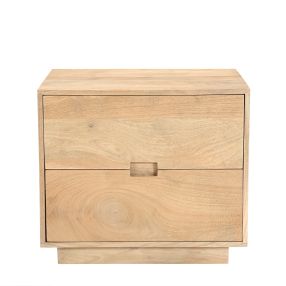 Bari Bedside Table - 2 Drawer color Oak