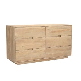 Bari Dresser - 6 Drawer color Oak