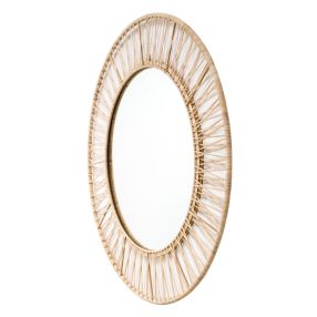 Nisa Rattan Mirror - 90cm color Natural