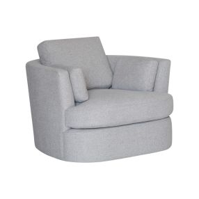 Lax California Ash Grey Swivel Chair color Ash Grey