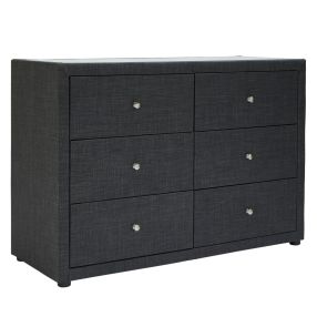 Metro Dresser Charcoal - 6 Drawer color Charcoal