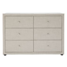 Metro Dresser Sea Pearl - 6 Drawer color Sea Pearl