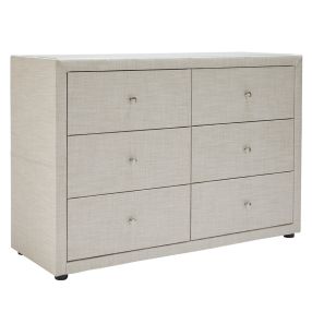 Metro Dresser Sea Pearl - 6 Drawer color Sea Pearl