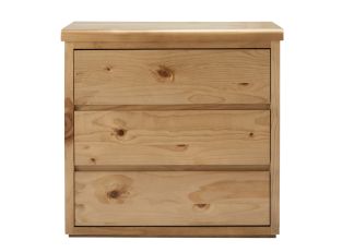 Calypso Dresser Nutmeg -  3 Drawer color Nutmeg