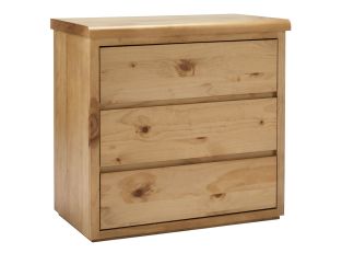 Calypso Dresser Nutmeg -  3 Drawer color Nutmeg