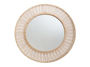 Nisa Rattan Wall Mirror - 90cm color Natural