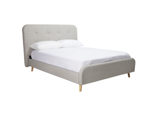 Leura Bed Frame Light Grey color Light Grey