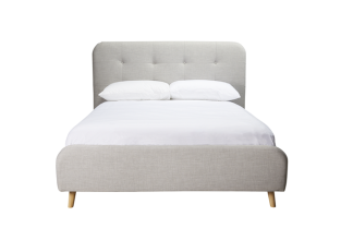 Leura Bed Frame Light Grey color Light Grey