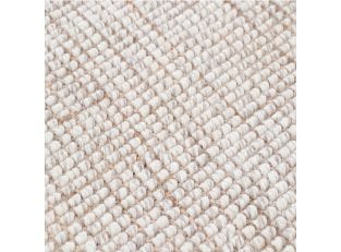 Boucle Wool Rug - Ivory color Ivory