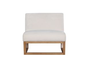 Vos Boucle Ivory Accent Chair color Ivory