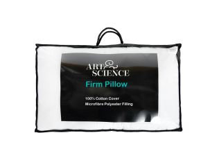 Art & Science Firm Pillow color White