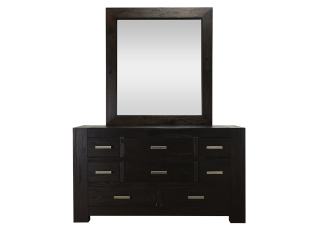 Bargara Dresser With Mirror color Black