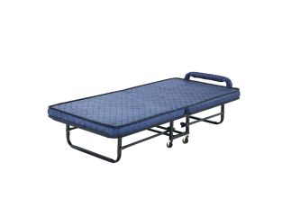 Fold Up Bed - Black Convex Edge Single color Black