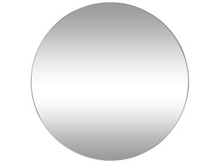 Minim Round Wall Mirror White - 120cm color White