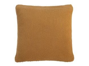 Cotswold Knitted Cushion Saffron - 50cm x 50cm color Saffron