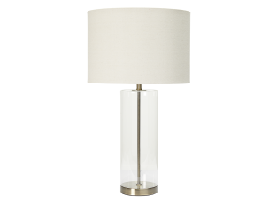 Duke Glass Table Lamp color Antique Brass