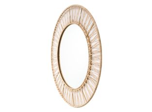 Nisa Rattan Wall Mirror - 90cm color Natural