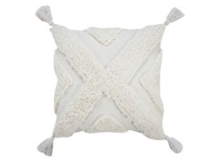 Fallon Cushion White - 50cm x 50cm color White