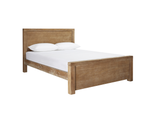 Hobart Bed Frame color Rustic Brown