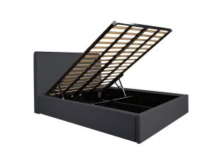 Forbes Lift Storage Bed Charcoal color Charcoal
