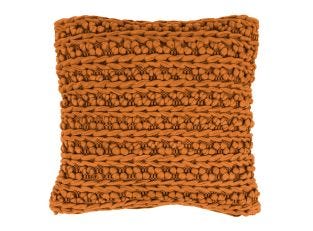 Leonora Cushion Bone Brown - 50cm x 50cm color Bone Brown