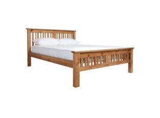 Kimberley Bed Frame Nutmeg color Nutmeg