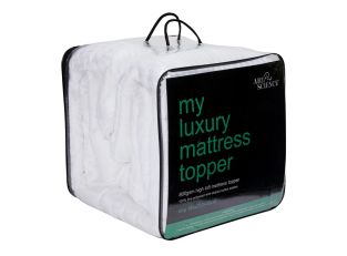 A&S Luxury High Loft Mattress Topper color White