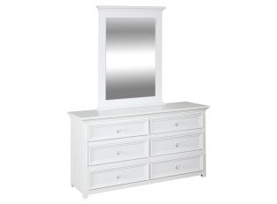 Mandalay Dresser With Mirror White color White
