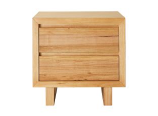 Clemence Bedside Table - 2 Drawer color Natural