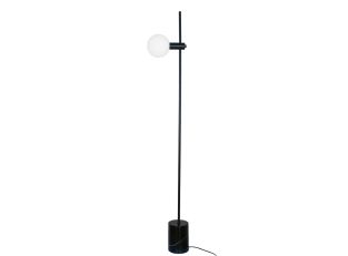Ulla Floor Lamp Matte Black and Frosted (Glass) color Matte Black/Frosted Glass