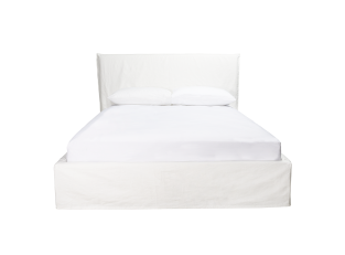 Noosa Bed Frame Pure White color Pure White