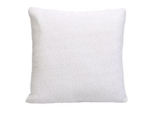 Cotswold Knitted Cushion White - 50cm x 50cm color White