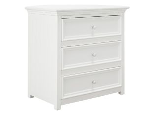 Mandalay Dresser White - 3 Drawer color White