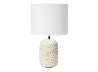 Archer Table Lamp White color White