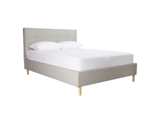 Talia Bed Frame Light Grey color Light Grey
