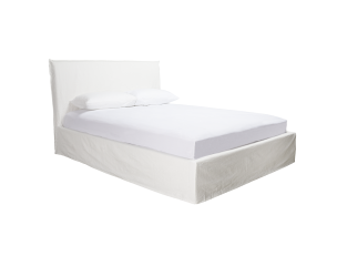 Noosa Bed Frame Pure White color Pure White