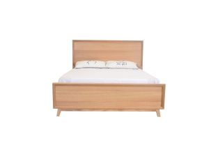 Morgan Oak Bed Frame color Natural