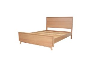 Morgan Oak Bed Frame color Natural