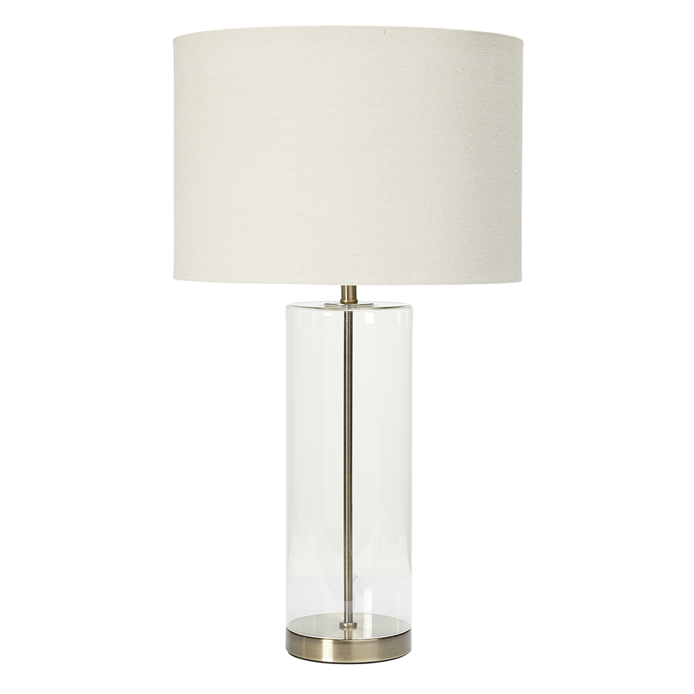 Seeded glass table clearance lamps